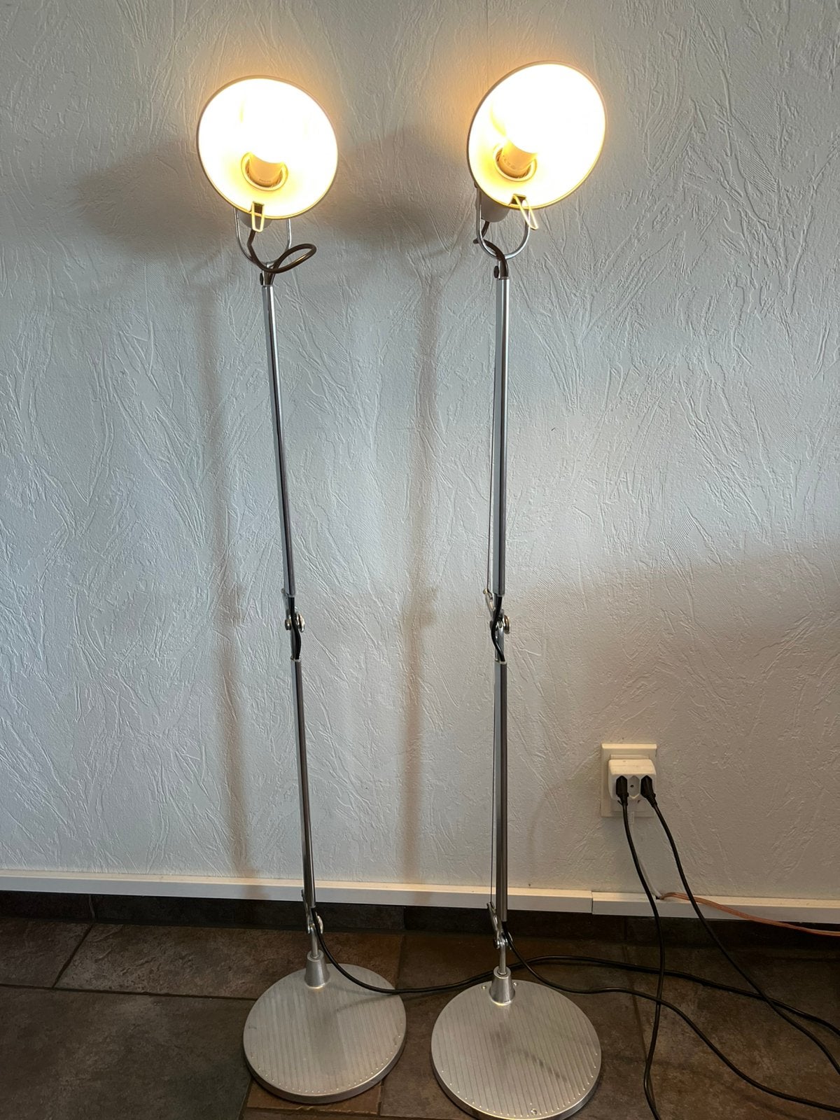 Originele Artemide Tolomeo vloerlampen, Huis en Inrichting, Ophalen, Zo goed als nieuw, 100 tot 150 cm