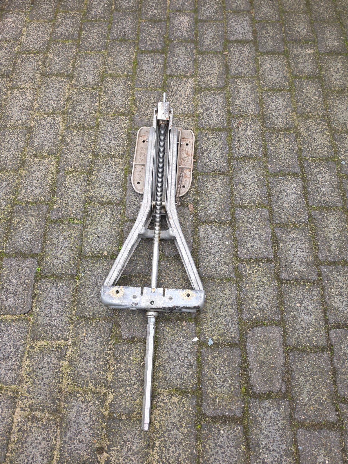 Alco zware steunpoten. 4 stuks Bigfoot, Caravans en Kamperen, Ophalen, Gebruikt