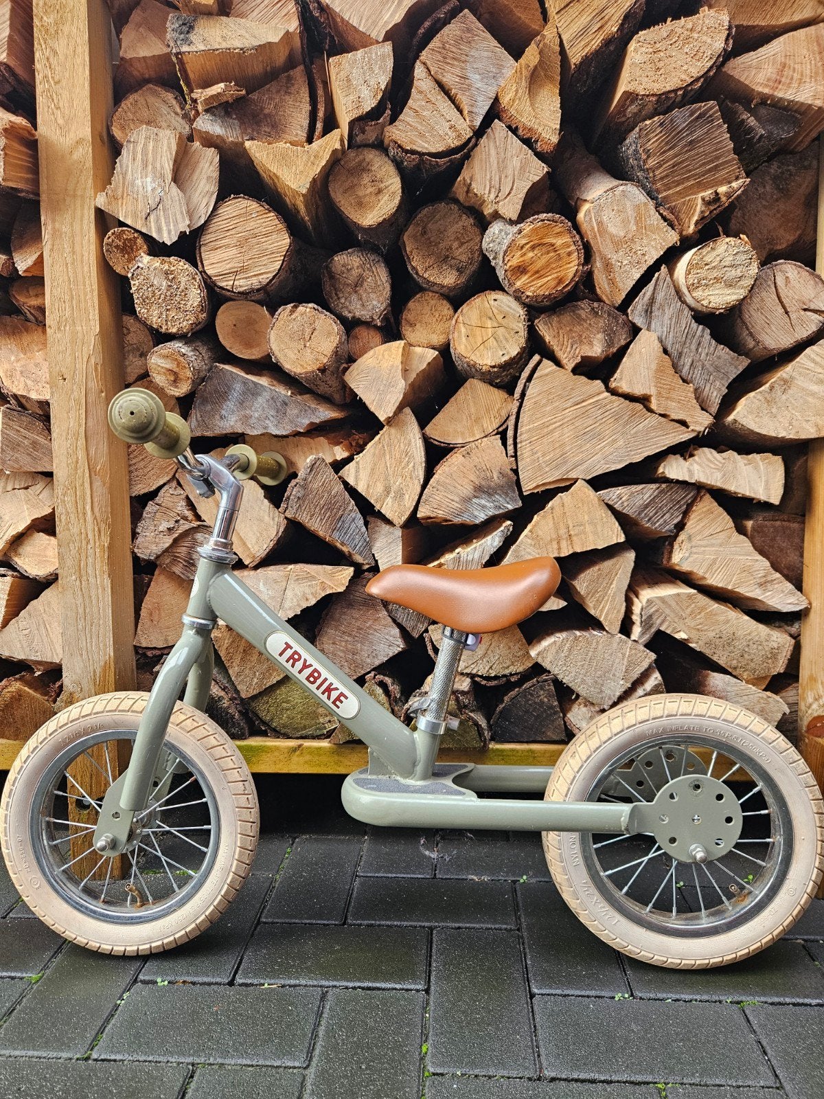 Trybike loopfiets 2-in-1 groen - Zo goed als nieuw, Ophalen, Zo goed als nieuw, Loopfiets