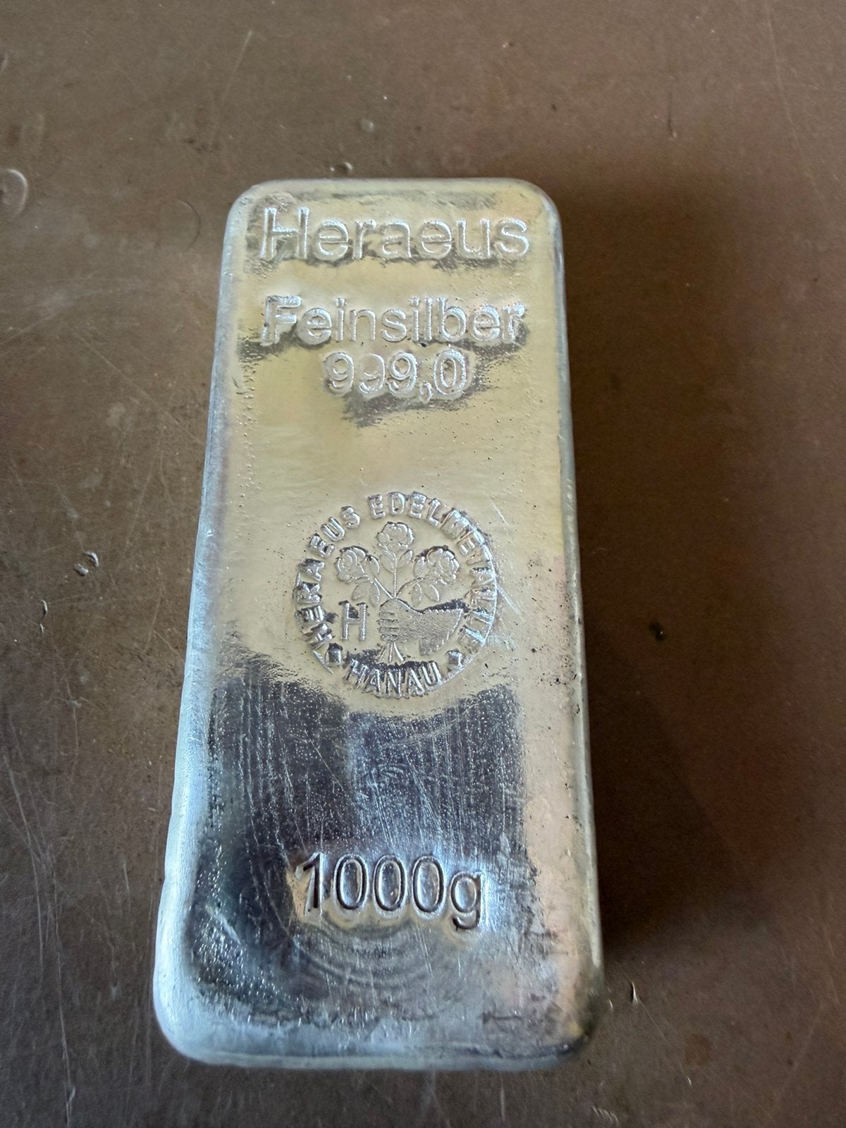 Kilo baren Heraeus, Verzenden, Zilver