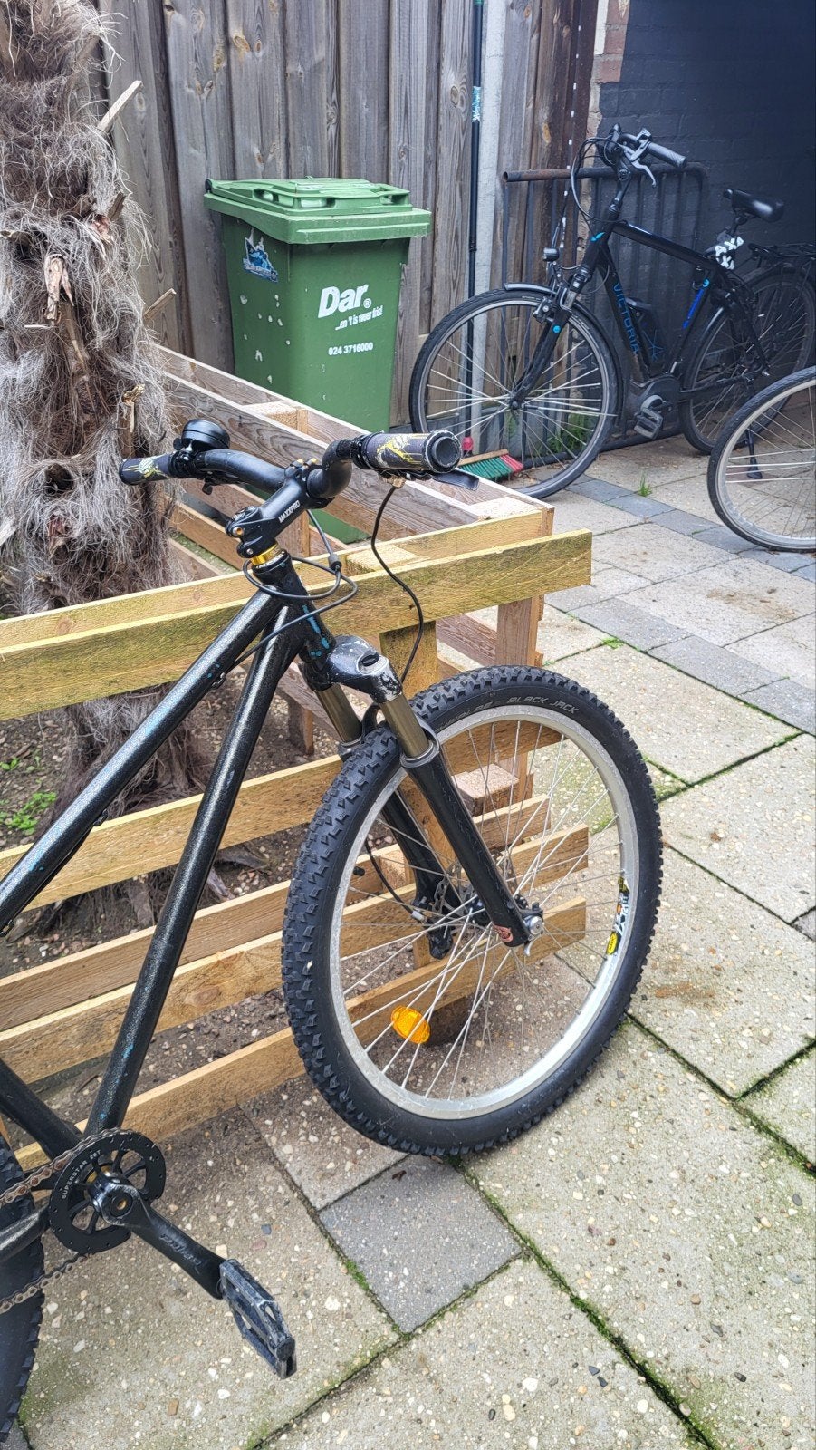 Mountainbike met stevige remmen (piepen licht), Fietsen en Brommers, Overige merken, Gebruikt, Hardtail, Heren