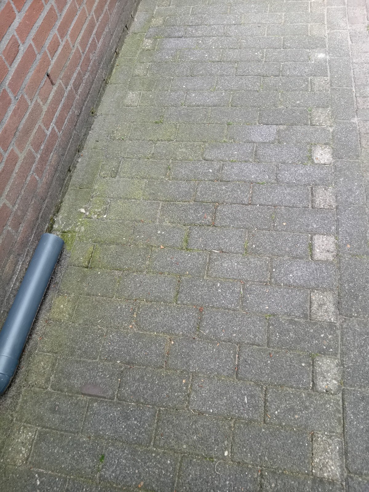 Grijze betonklinkers 20x10 cm, ca. 6 m²  Gratis, Ophalen, Gebruikt, Klinkers, 5 tot 10 m²