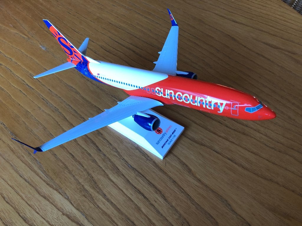 Sun Country Airlines   Boeing 737-800, Overige merken, 1:72 tot 1:144, Nieuw, Ophalen of Verzenden