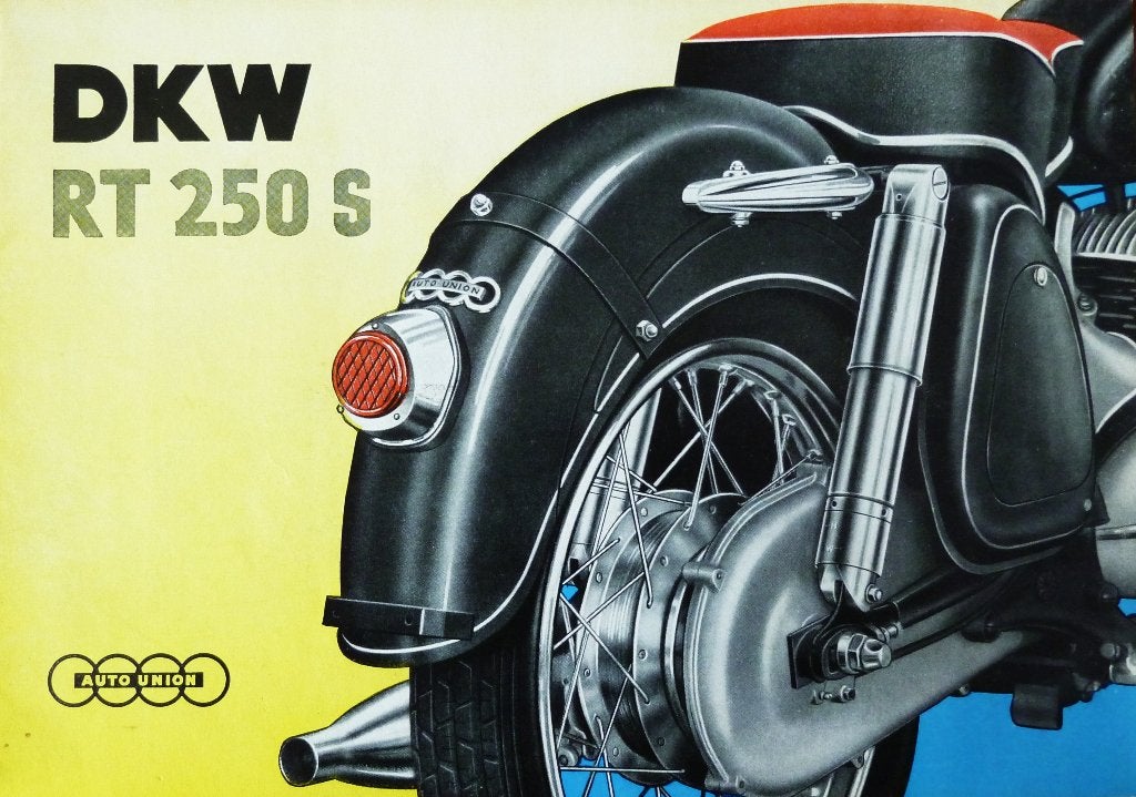 Folder DKW RT 250 S 1956, Ophalen of Verzenden, Overige merken
