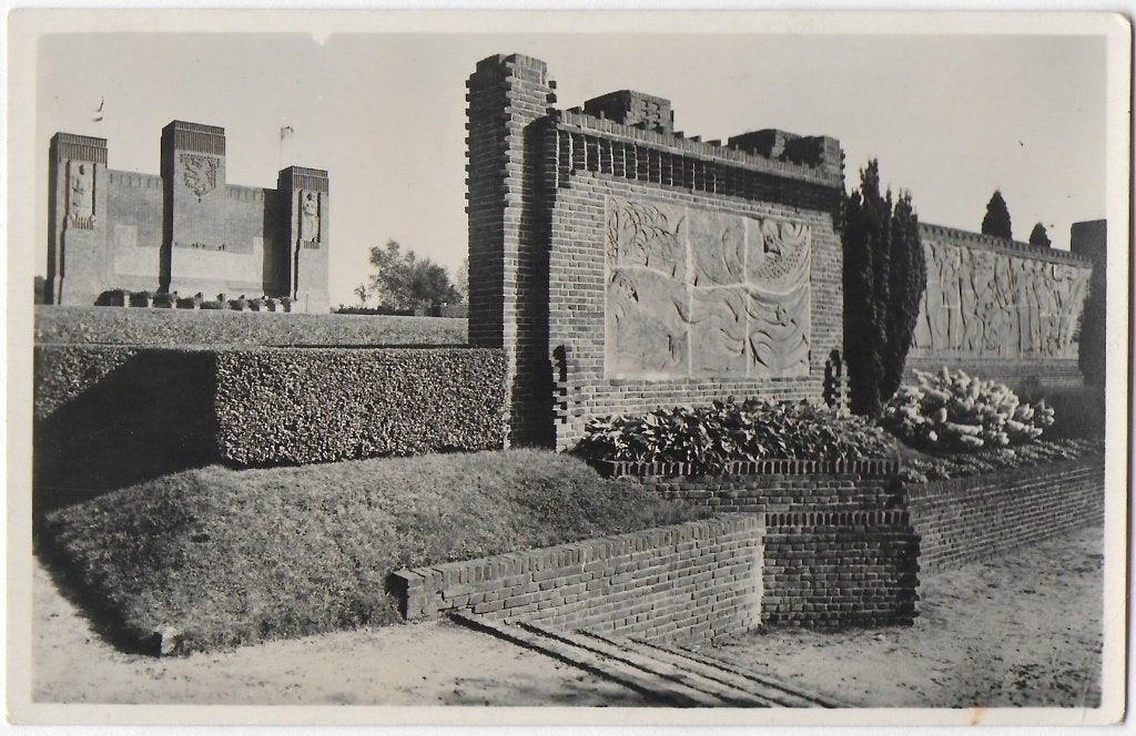Amersfoort Belgisch Monument Oude Ansichtkaart (B3362, Ophalen of Verzenden, 1960 tot 1980, Ongelopen, Utrecht