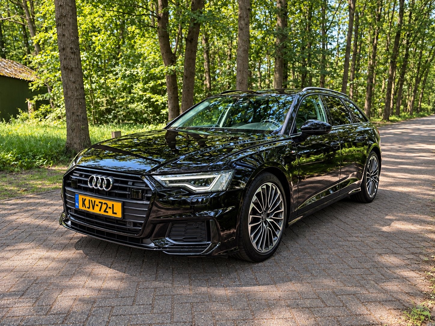 Audi A6 55 Tfsi e Quattro 367pk S Tronic 2021 incl Garantie, Automaat, 77 km/l, Zwart, Plug-in hybride
