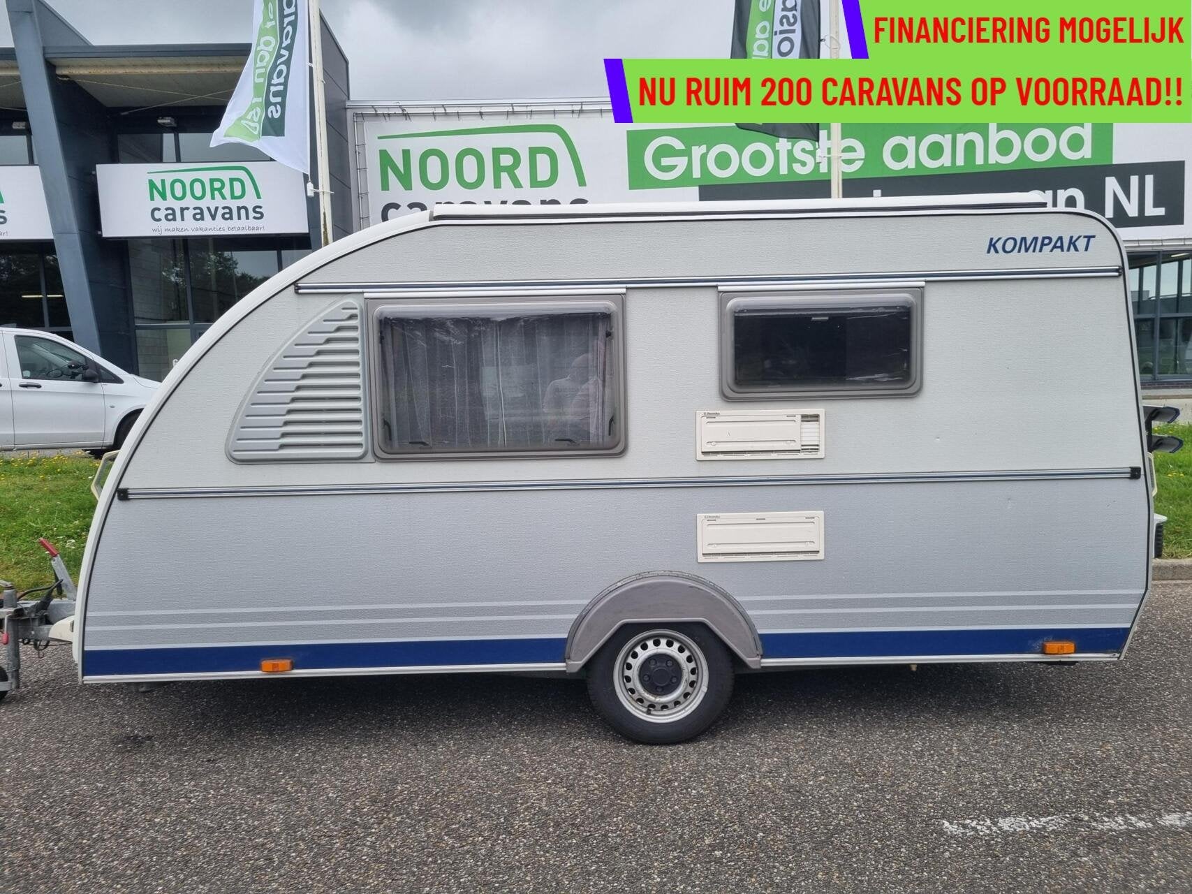 KIP KOMPAKT 37K HEFDAK + ENKELE BEDDEN+VOORTENT+LICHTGEWICHT, Caravans en Kamperen, Caravans, Radio, Kip, Bedrijf, Tot en met 3