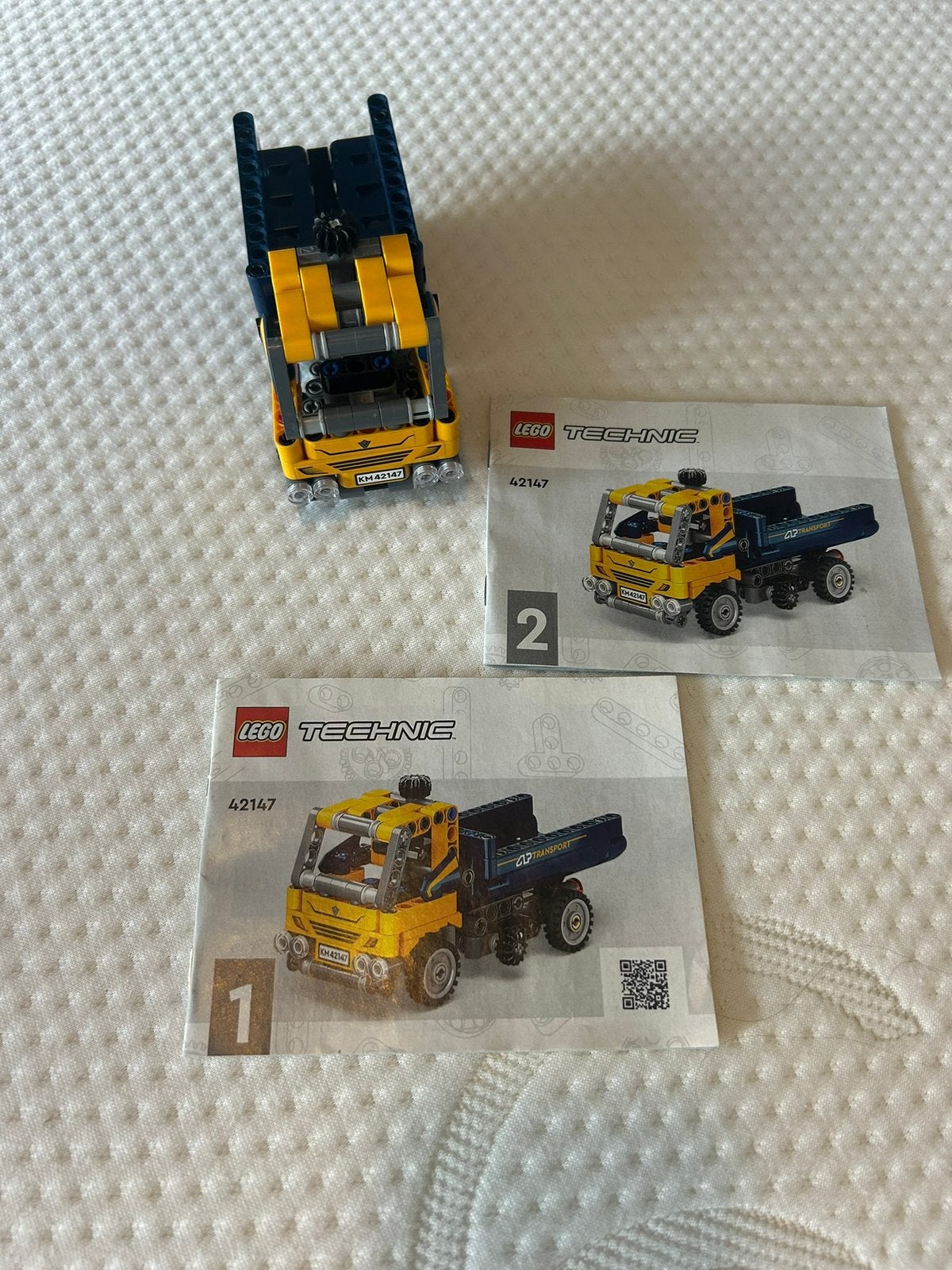 Lego technic kiepwagen 42147, Gebruikt, Lego, Ophalen of Verzenden, Complete set