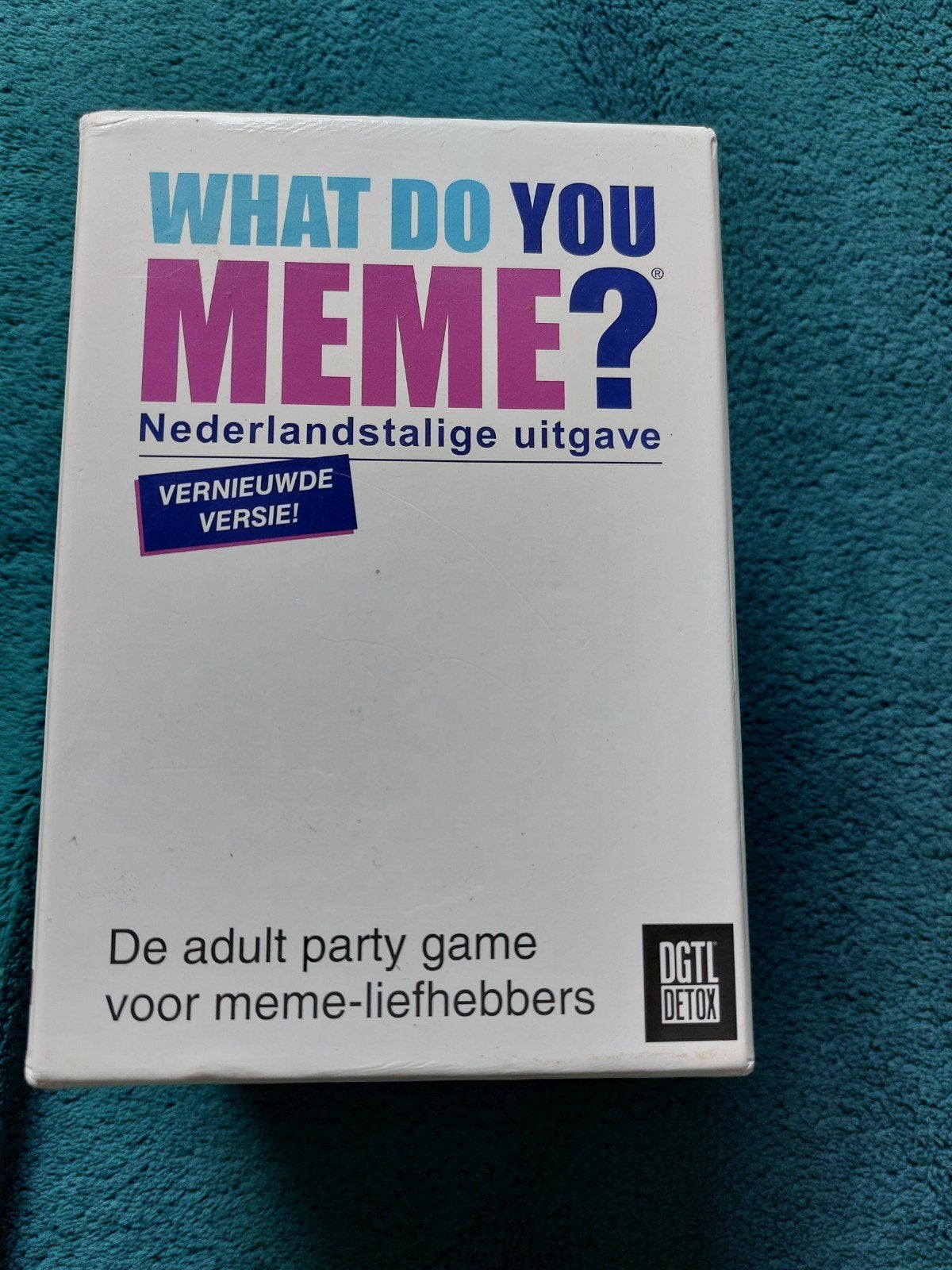 what do you meme?spel, Drie of vier spelers, Ophalen of Verzenden, Gebruikt, DGTL Detox