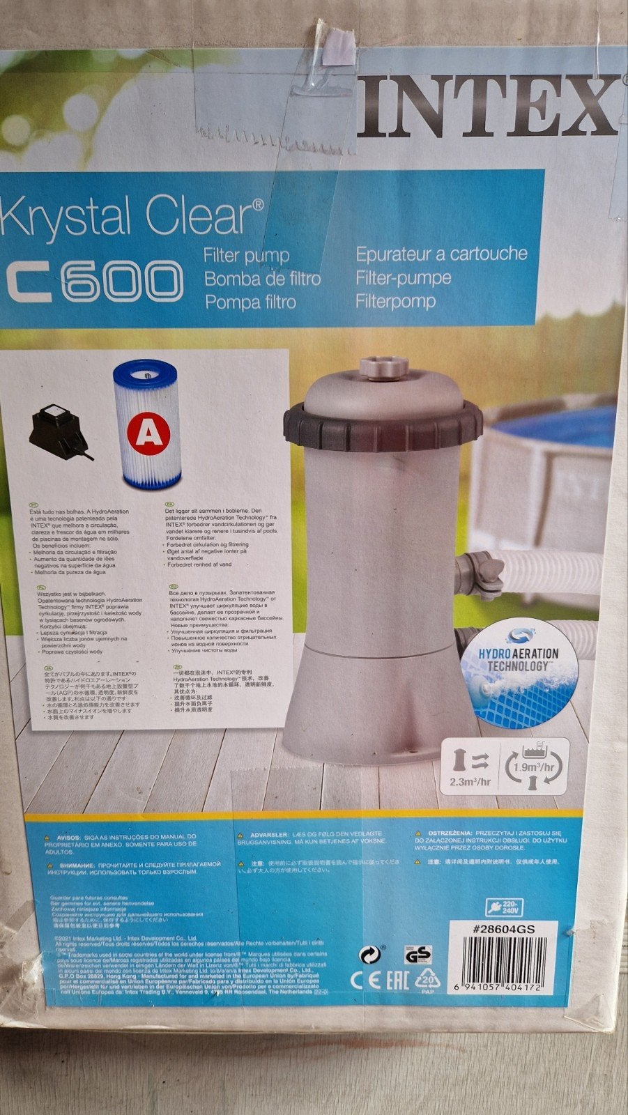 intex c 600 pomp, Ophalen of Verzenden, Nieuw