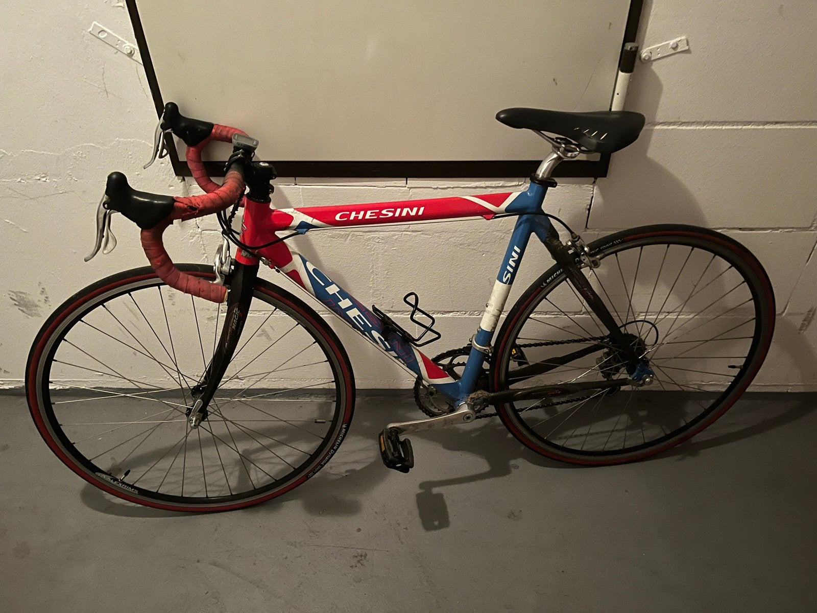 Chesini racefiets, Fietsen en Brommers, 28 inch, Aluminium, Zo goed als nieuw, Meer dan 20 versnellingen