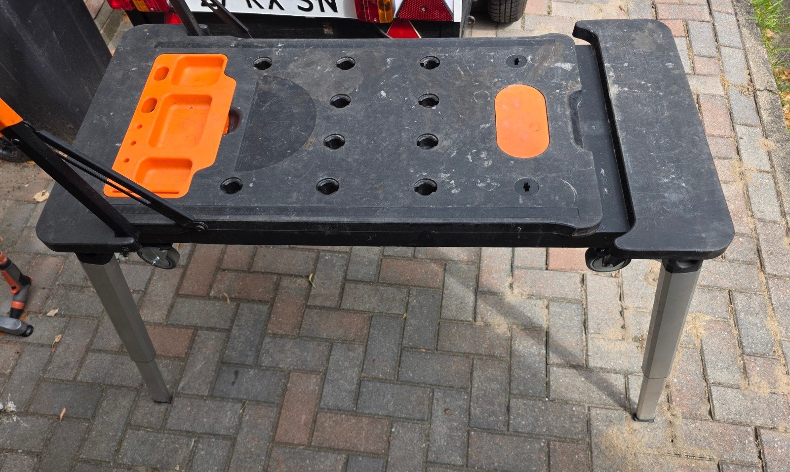 4-in-1 Multifunctionele Werkbank stijger / Rolplank / Ligkar, Ophalen, Gebruikt, 70 tot 120 cm, Onbekend