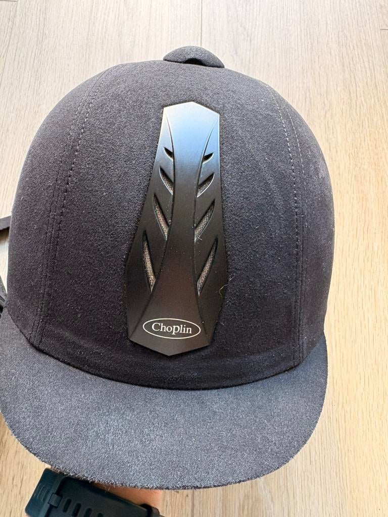 Choplin - Paardrijhelm - 54/56, Ophalen, Zo goed als nieuw, Dressuur, Cap