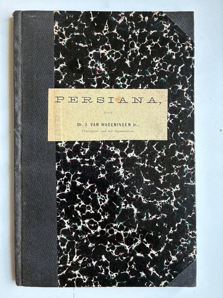 Persiana(1891), Ophalen of Verzenden, J. van Wageningen