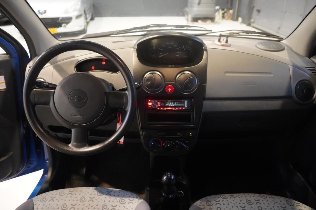 Chevrolet Matiz 0.8 Spirit | APK | BLUETOOTH | ELEK.RAMEN |, Voorwielaandrijving, Stof, Gebruikt, Blauw