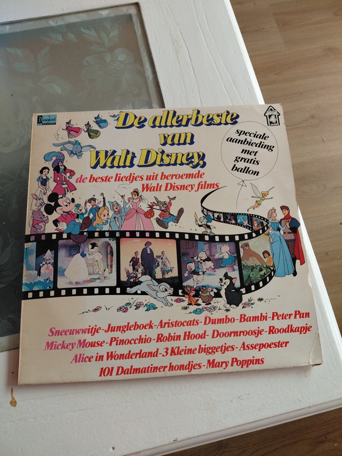 Het Allerbeste van Walt Disney vinyl plaat., LP, Gebruikt, Ophalen of Verzenden, 12 inch