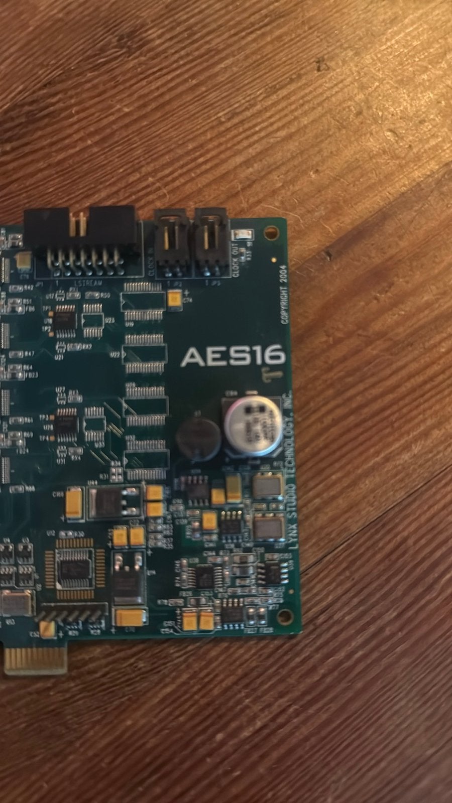Lynx AES16 PCI Express Audio Interface Kaart, Ophalen, Gebruikt, Intern