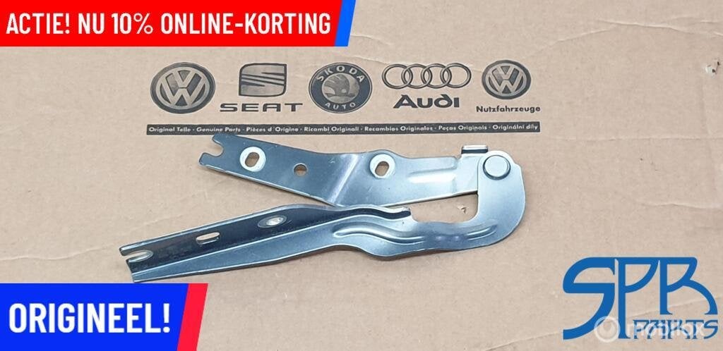 GOLF 7 LB7W RECHTS Motorkapscharnier SCHARNIER RE 5G0823302B, Gebruikt, Volkswagen, Ophalen of Verzenden