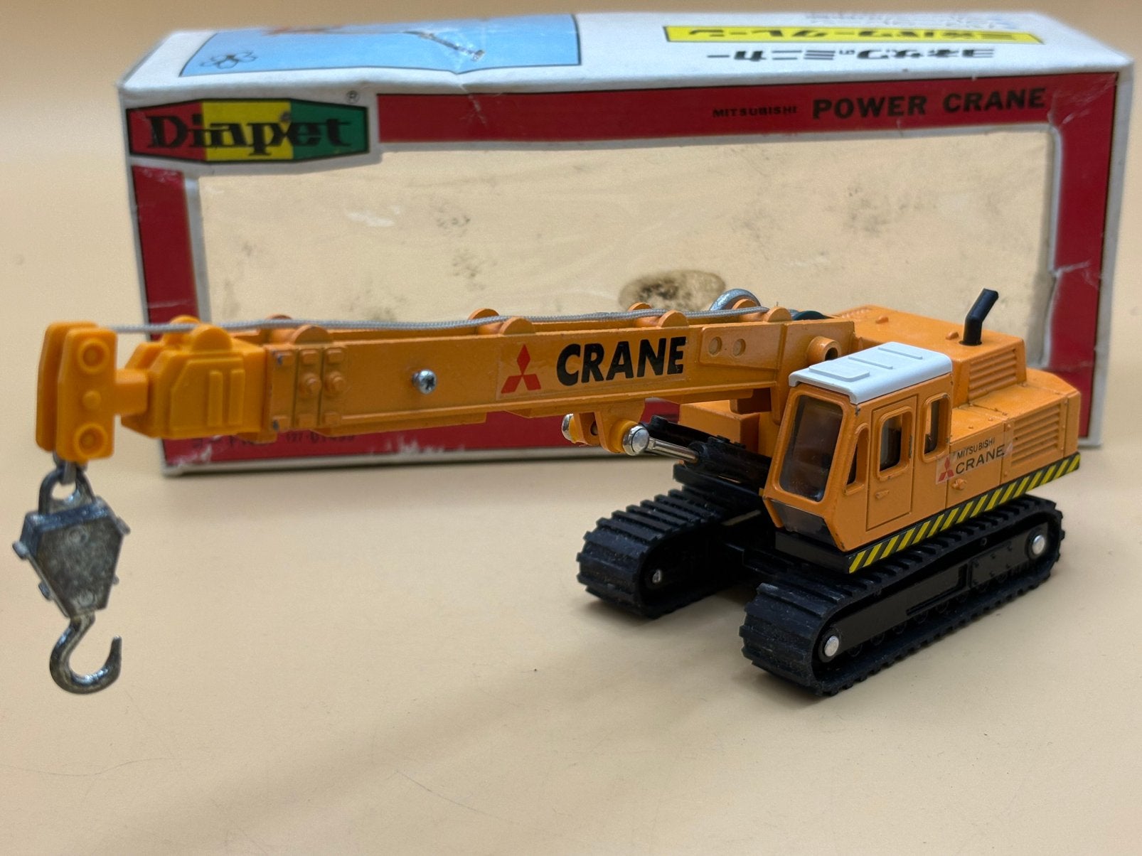 Mitsubishi Telescopic Crawler Crane 1:60 Diapet, Hobby en Vrije tijd, Ophalen of Verzenden, Gebruikt, Auto