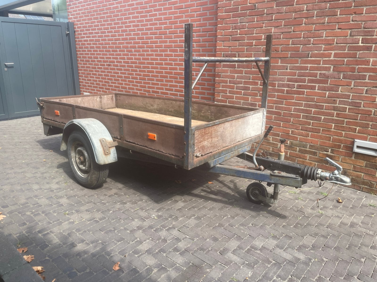 aanhangwagen, Ophalen, Gebruikt