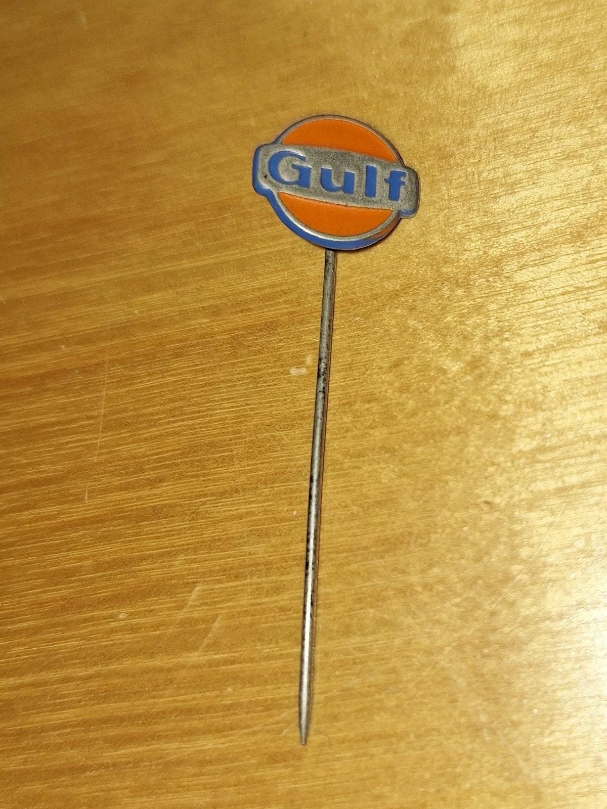 Vintage Gulf Reclame Speld - Uniek Verzamelobject, Ophalen of Verzenden, Gebruikt, Gebruiksvoorwerp