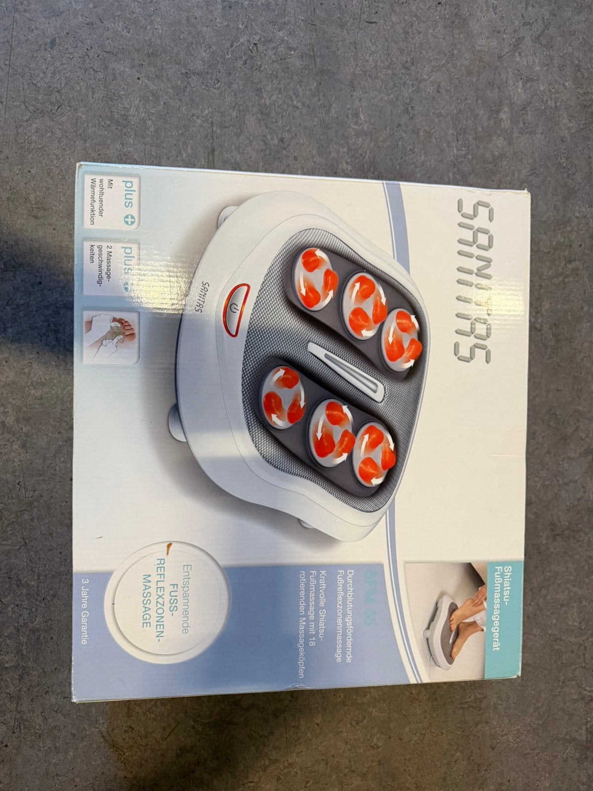 Shiatsu voetmassageapparaat, Ophalen, Nieuw, Apparaat