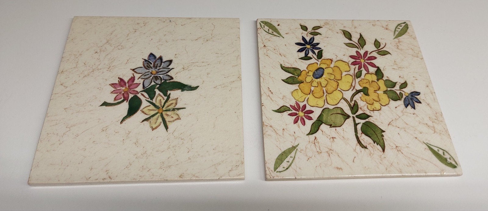 2 wandtegels. Vintage., Ophalen of Verzenden