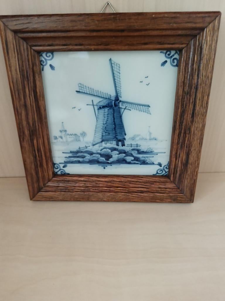 Tegeltje, Makkumer aardewerk, Antiek en Kunst, Ophalen of Verzenden