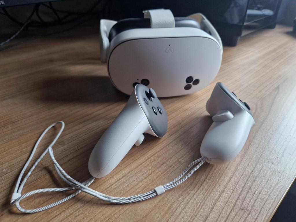 Meta Quest 3S 128GB, Spelcomputers en Games, Virtual Reality, Ophalen, Zo goed als nieuw, VR-bril, Overige platformen