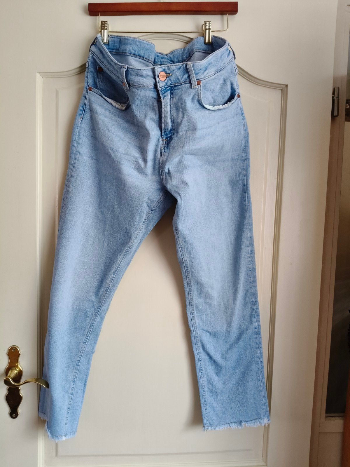 Caroline Tensen stretch jeans maat 44, Caroline Tensen, Ophalen, Zo goed als nieuw, Blauw