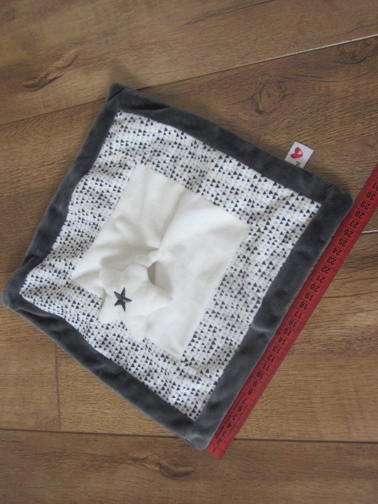 Prénatal grote superzacht pluche grijs-witte knuffeldoek, Kinderen en Baby's, Speelgoed | Knuffels en Pluche, Prénatal, Overige karakters