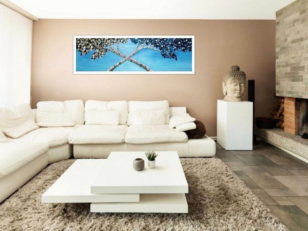 Nieuw handgeschilderd schilderij / trees crossed, Antiek en Kunst, Ophalen of Verzenden