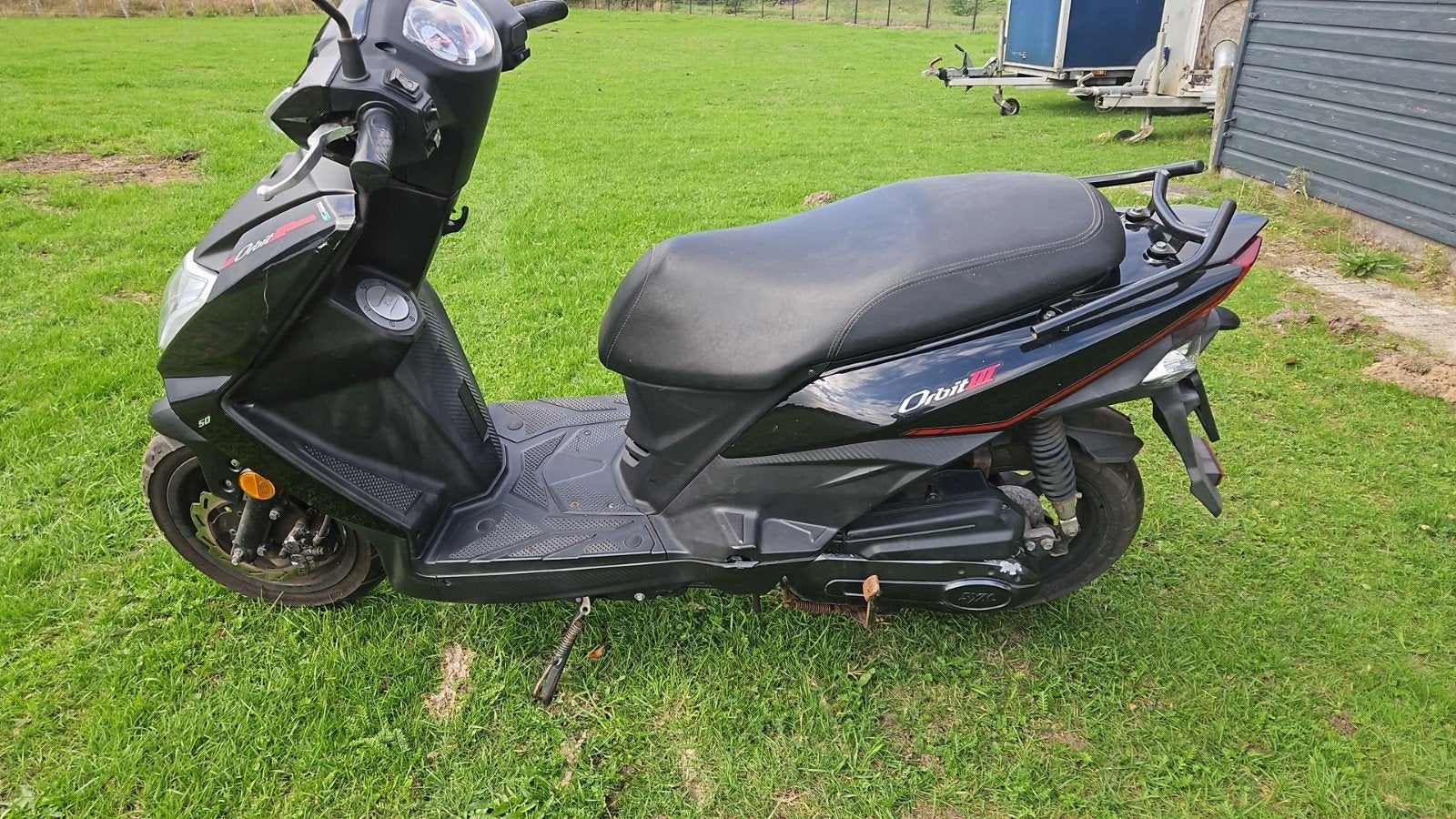 SYM Orbit III scooter - Zwart, 2021, 15378 km, Fietsen en Brommers, Ophalen, Gebruikt, Maximaal 45 km/u, Benzine