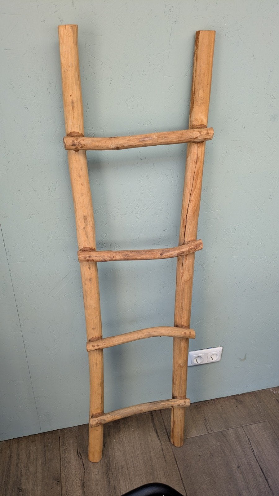 houten decoratie ladder 140 cm hoog, Ophalen, Zo goed als nieuw, Minder dan 2 meter