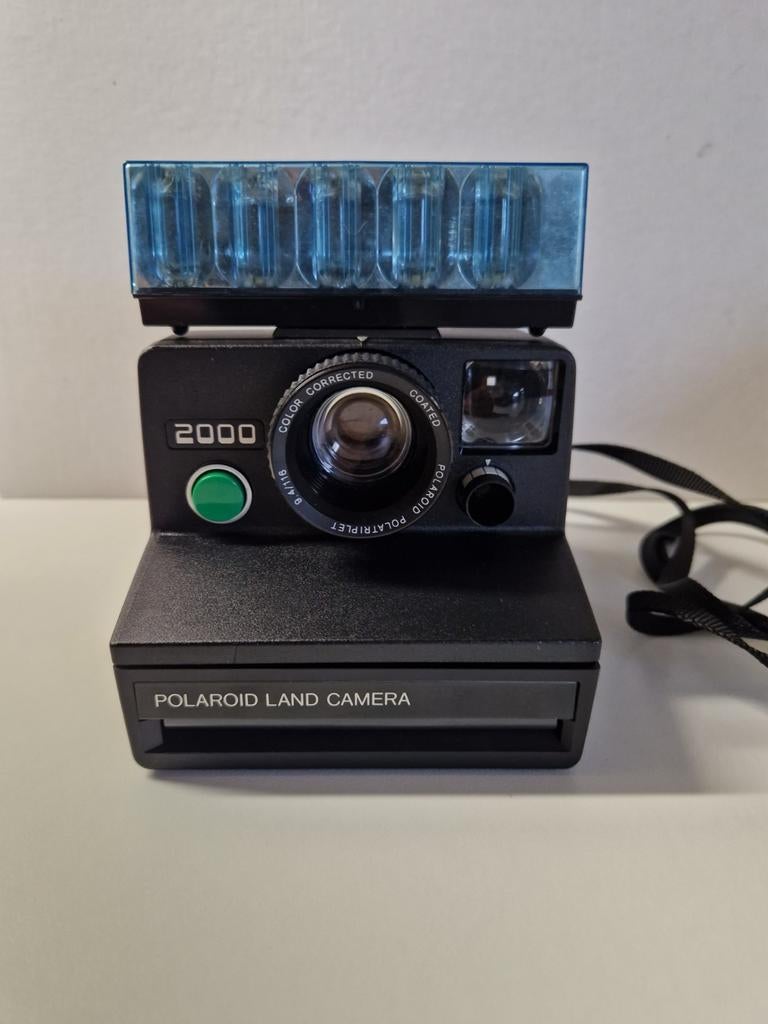 Polaroid Land Camera 2000 met flitser en handleiding, Ophalen of Verzenden, Gebruikt, Polaroid, Polaroid