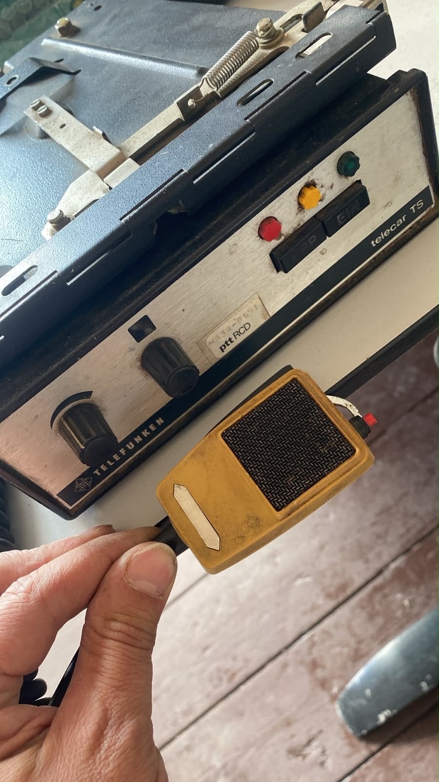 Telefunken Telecar TS - Vintage Telecommunicatie Apparaat, Telecommunicatie, Zenders en Ontvangers, Ophalen of Verzenden, Gebruikt