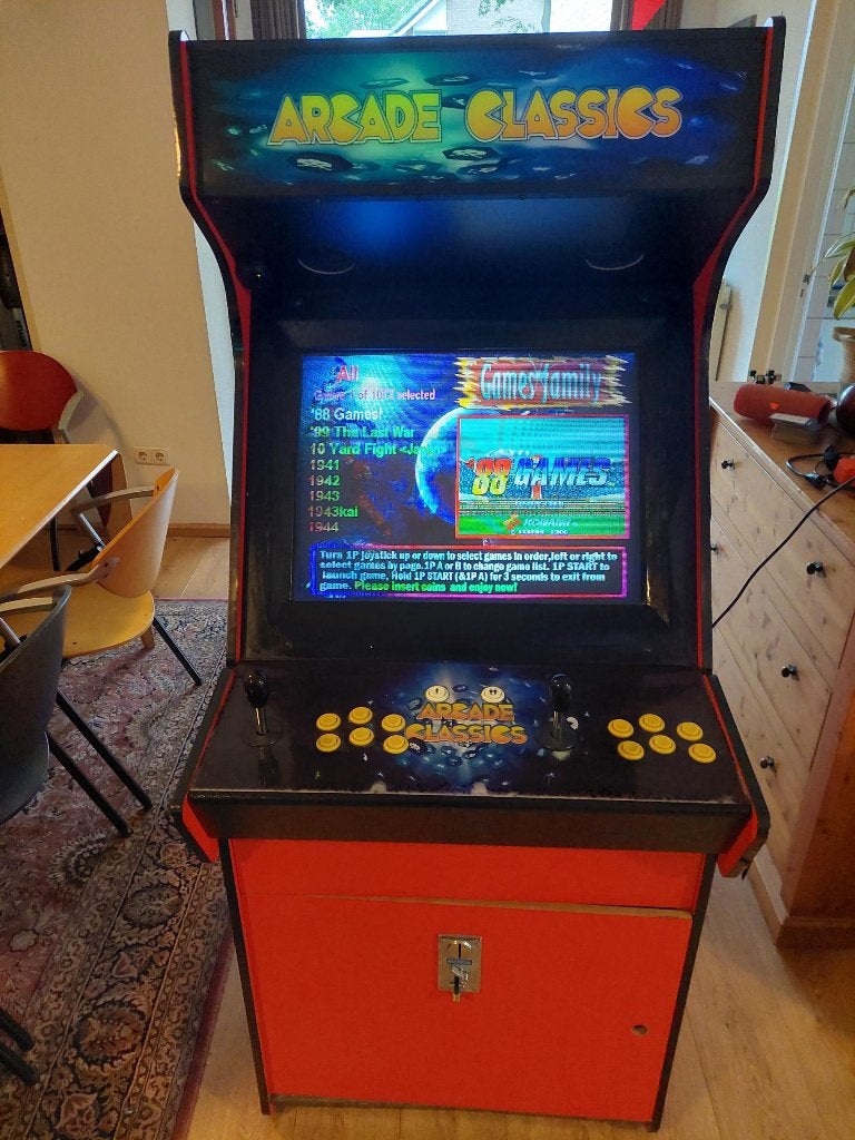 Arcade spelkast (momenteel niet werkend), Ophalen, Gebruikt