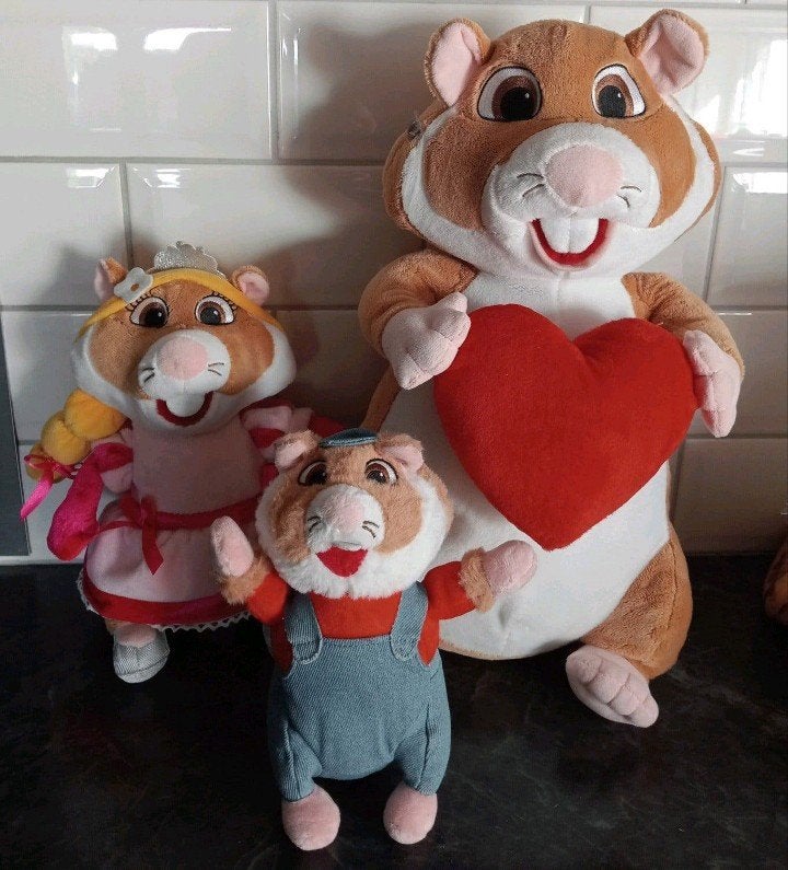 3 x ah hamsters 40cm + 25cm + 20cm groot, Ophalen, Zo goed als nieuw, Overige typen