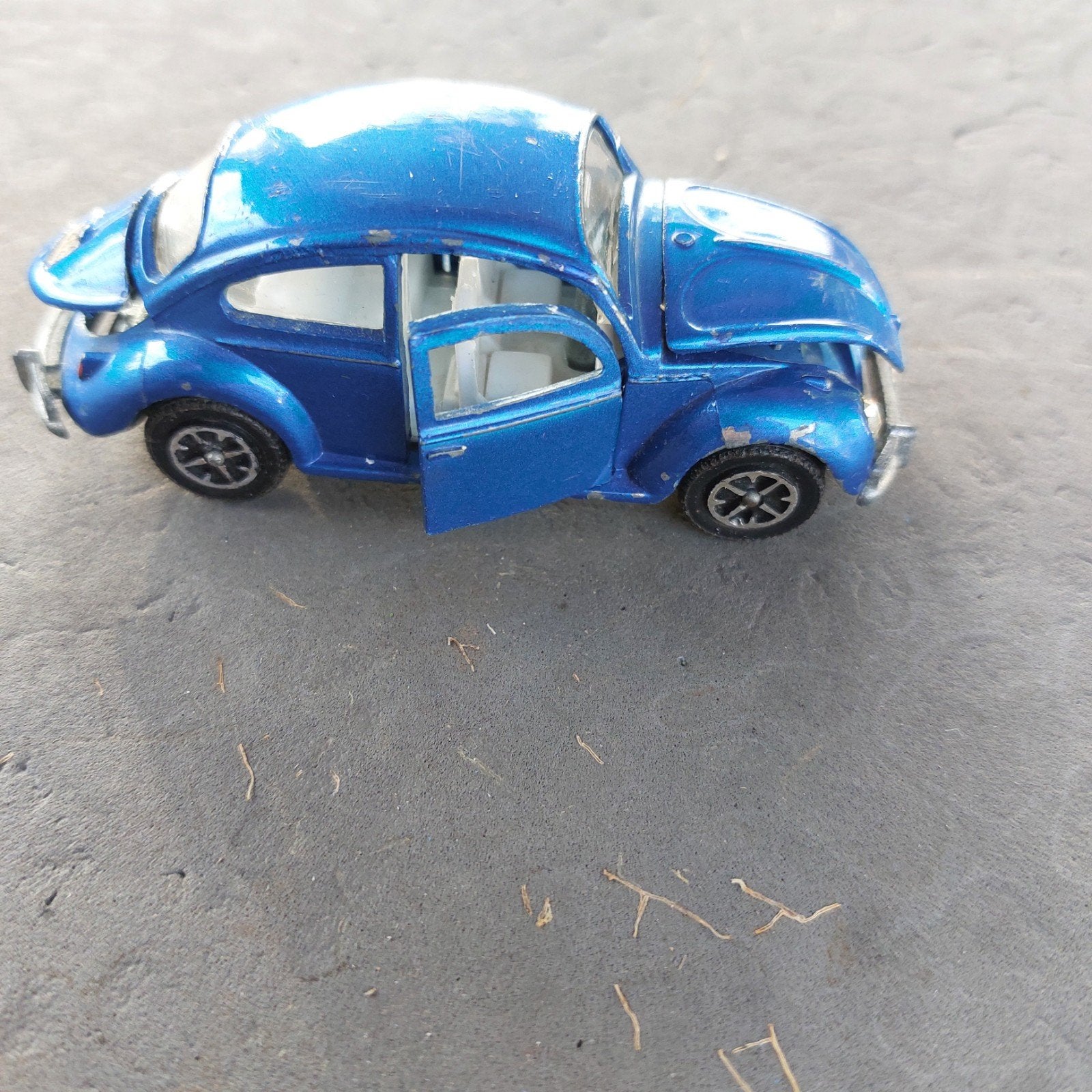Dinky Toys Volkswagen Kever De Luxe - Blauw, Hobby en Vrije tijd, Ophalen of Verzenden