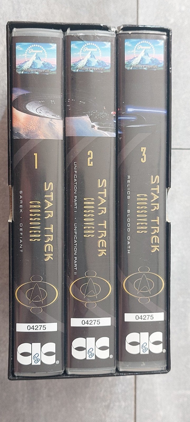 Star Trek Crossovers VHS Boxset - Deel 1, 2 en 3, Cd's en Dvd's, VHS | Film, Boxset, Science Fiction en Fantasy, Ophalen of Verzenden