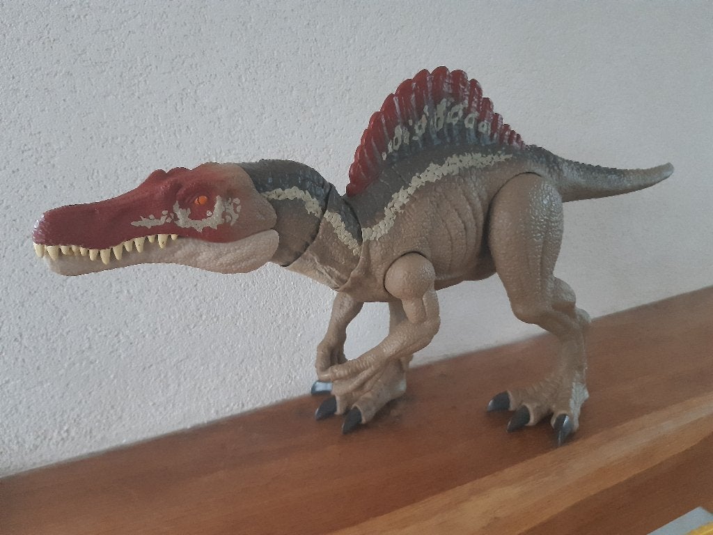 Mattel Jurassic World Camp Cretaceous Spinosaurus, Ophalen of Verzenden, Gebruikt