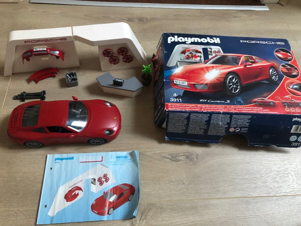 Playmobil 3911 - Porsche 911 Carrera S, Ophalen of Verzenden, Zo goed als nieuw, Complete set