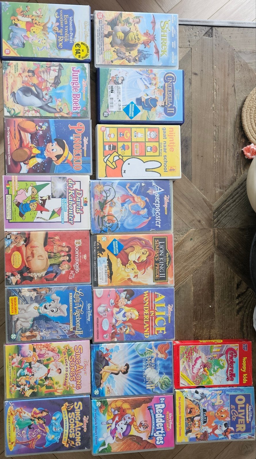 Grote collectie Disney en andere VHS-banden, Alle leeftijden, Ophalen of Verzenden, Gebruikt, Actie en Avontuur