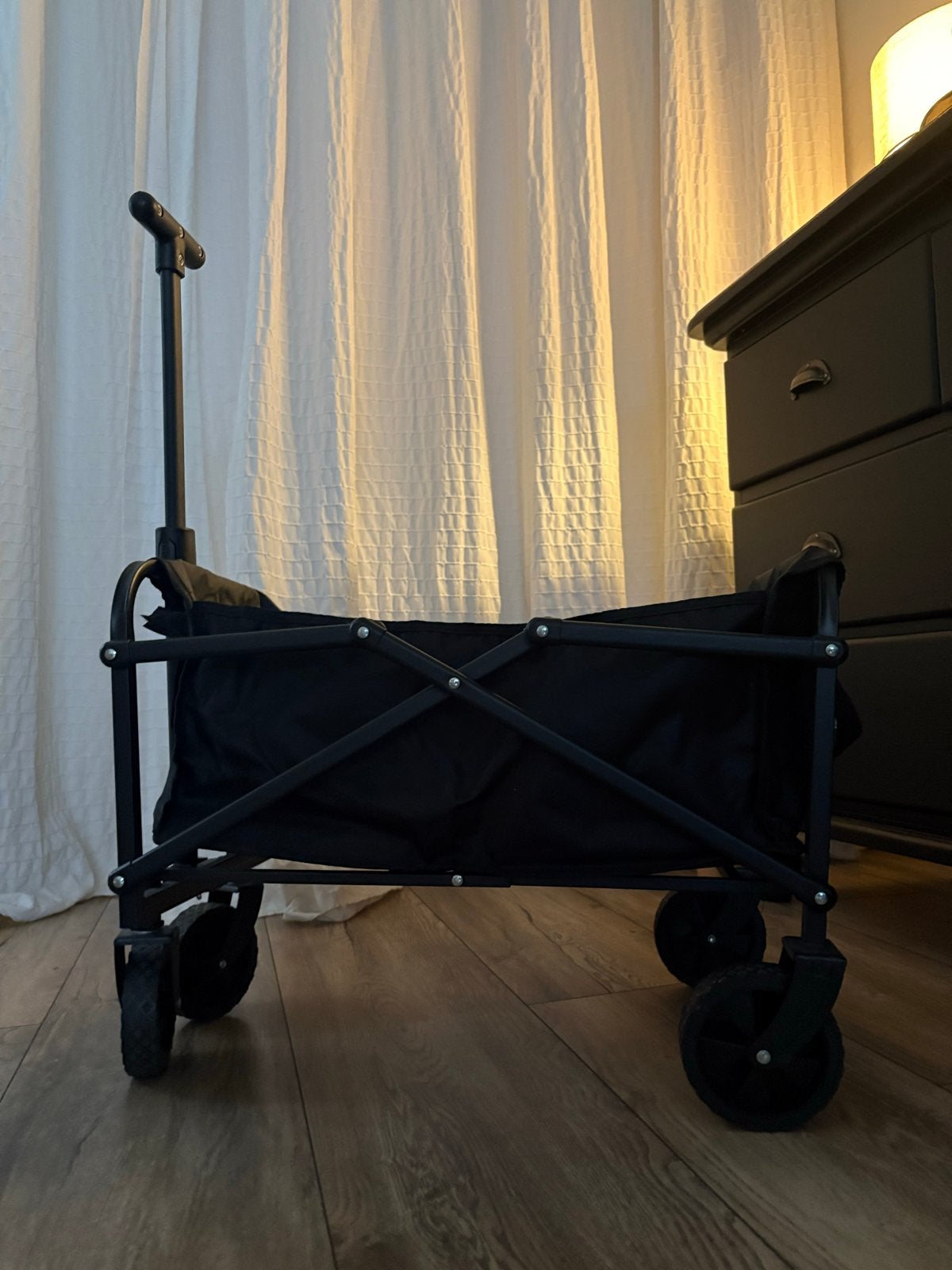 Handig inklapbaar karretje voor folders en meer, Caravans en Kamperen, Ophalen of Verzenden, Opvouwbaar, Gebruikt