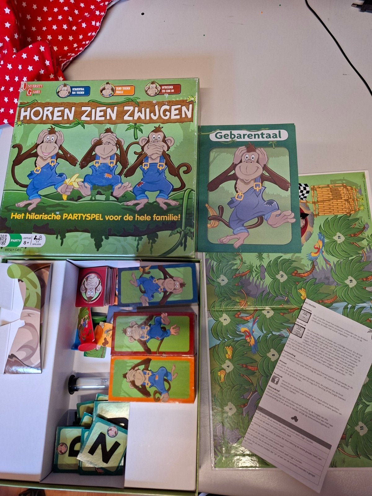 horen zien zwijgen, Ophalen, Zo goed als nieuw
