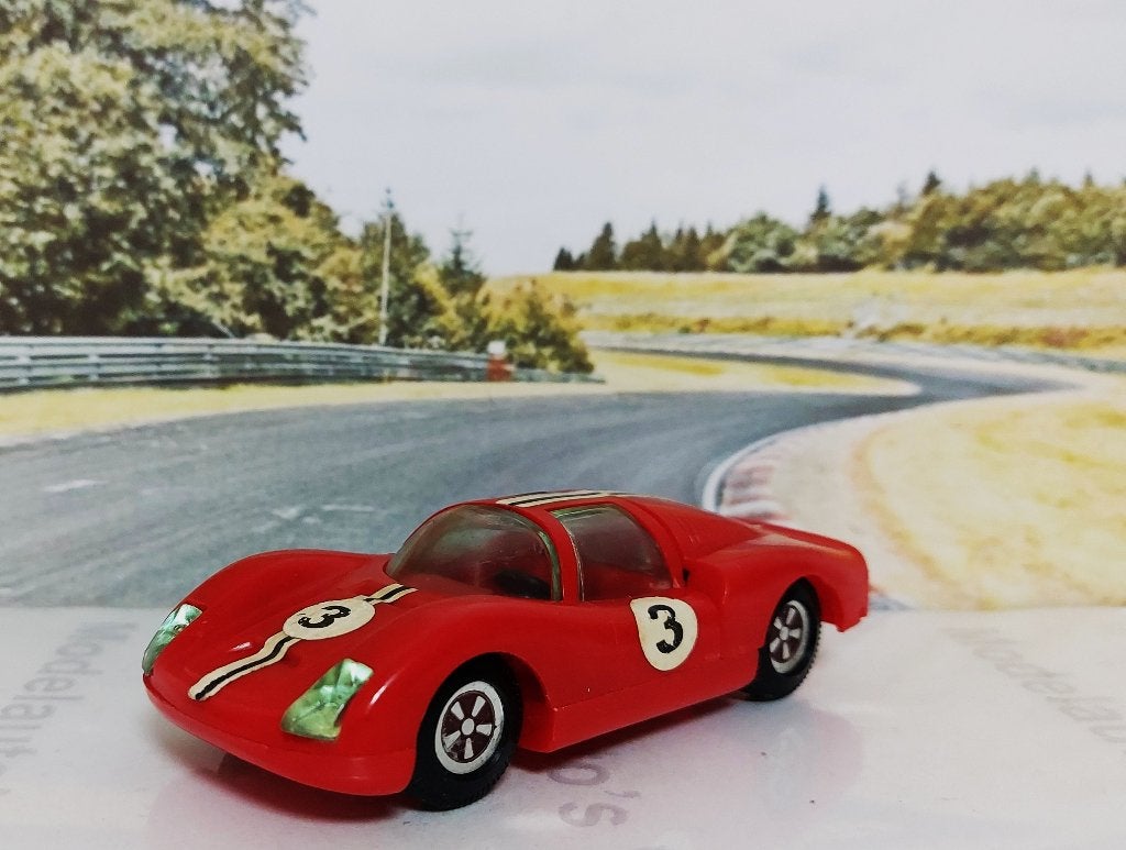 1:36 Porsche 906 Carrera 6 #3 1966 Nestlé Promotional *RARE*, Ophalen of Verzenden, Gebruikt, Auto