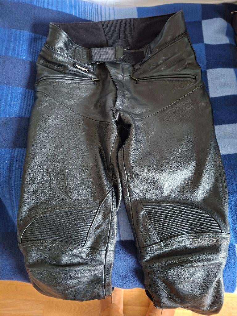 Leren motorbroek heren MQP mt 52, Motoren, Kleding | Motorkleding, Broek | leer, Heren, MQP, Ophalen of Verzenden