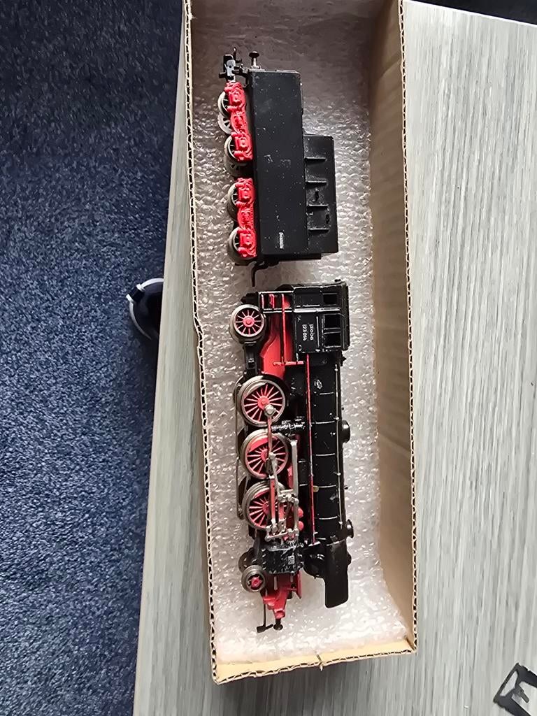 Märklin 3005 Stoomlocomotief met Tender, Wisselstroom, Gebruikt, Locomotief, Ophalen of Verzenden