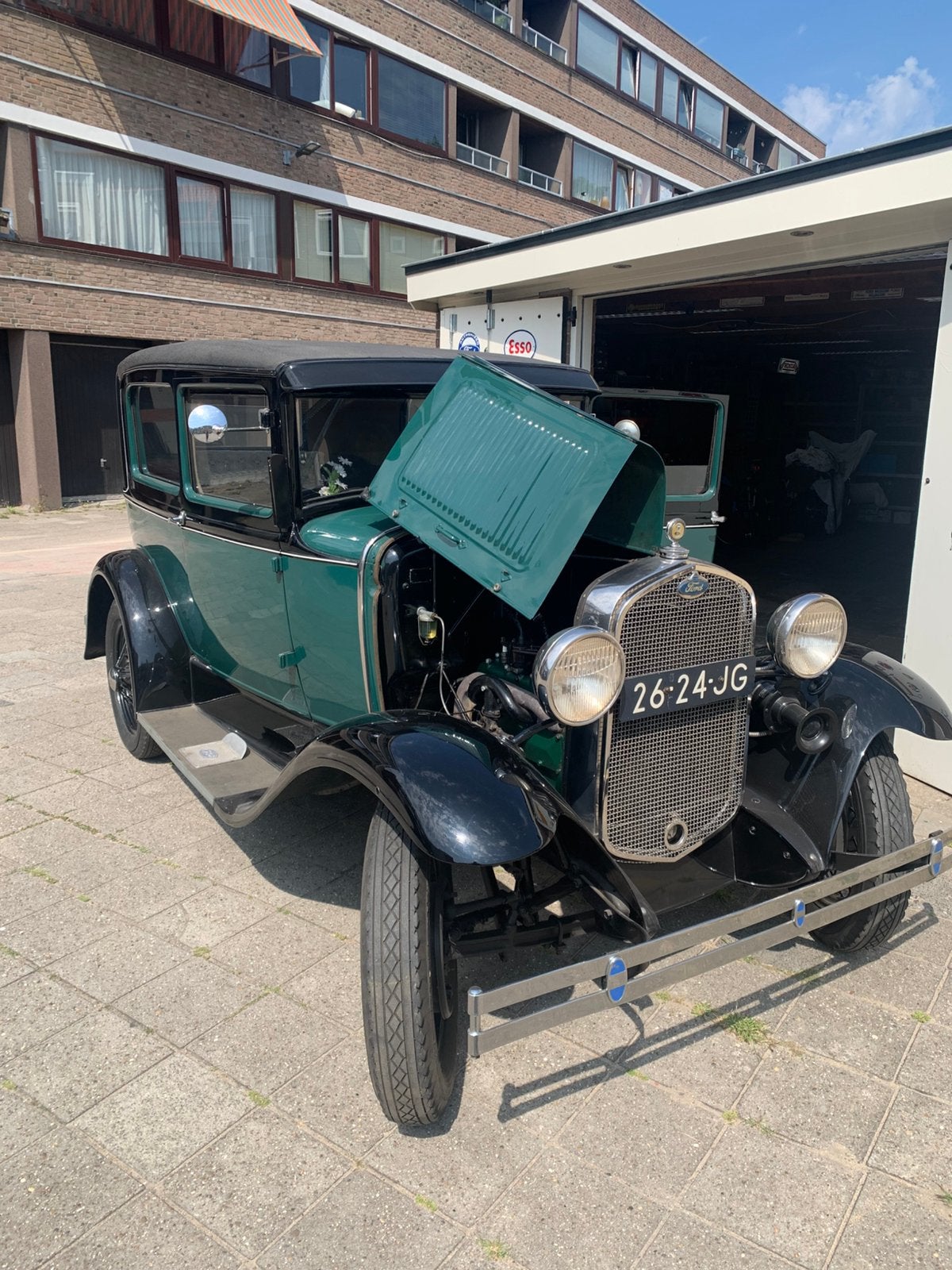 A-Ford 1930, Auto's, Particulier, Ford, Geïmporteerd, Groen