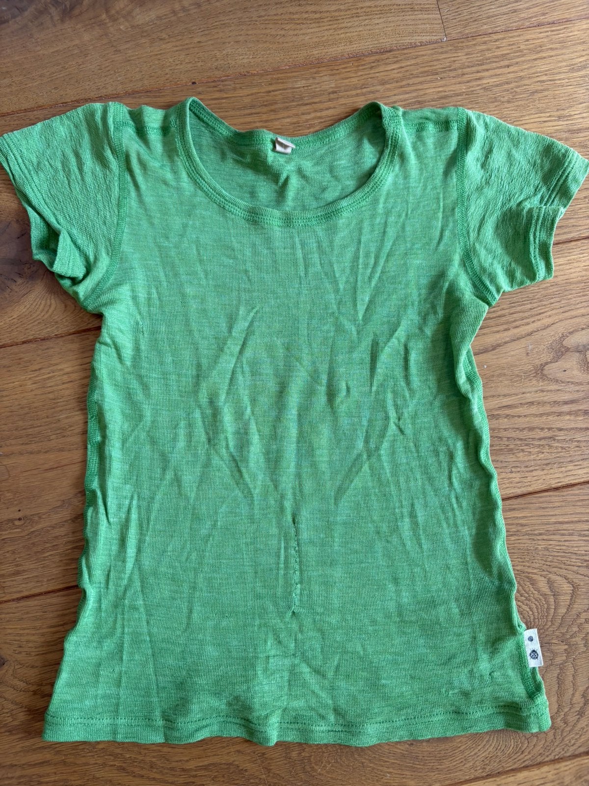 Dilling wol/zijde t-shirt mt 122/128, Ophalen of Verzenden, Gebruikt, Jongetje of Meisje
